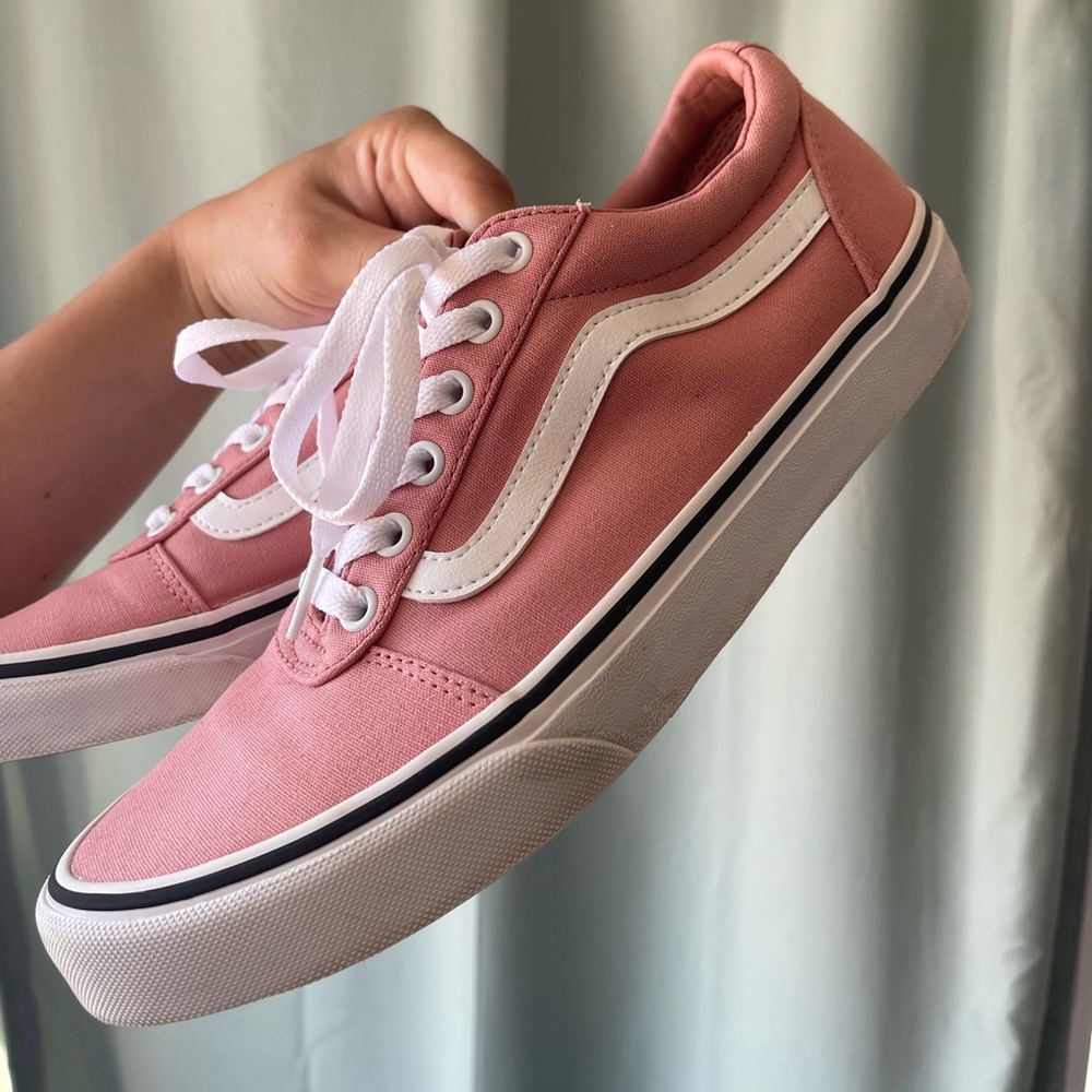 Vans Women's Pink Canvas Sneakers